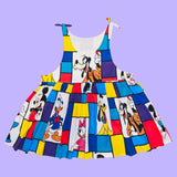 Mondrian Mouse Friends Jumper Dress w/ pockets (L/XL)